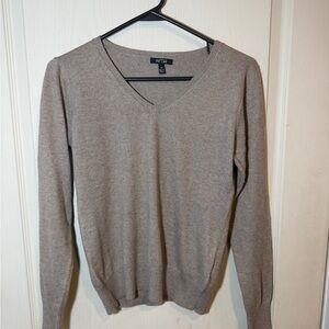 Apt. 9 Taupe V-Neck Pullover
